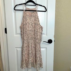 Floral smocked waist ruffle dress